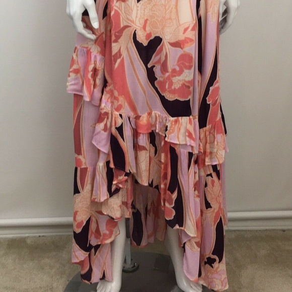 FREE PEOPLE Lined Ruffled Bring back Summer Maxi 4 - Picture 8 of 8